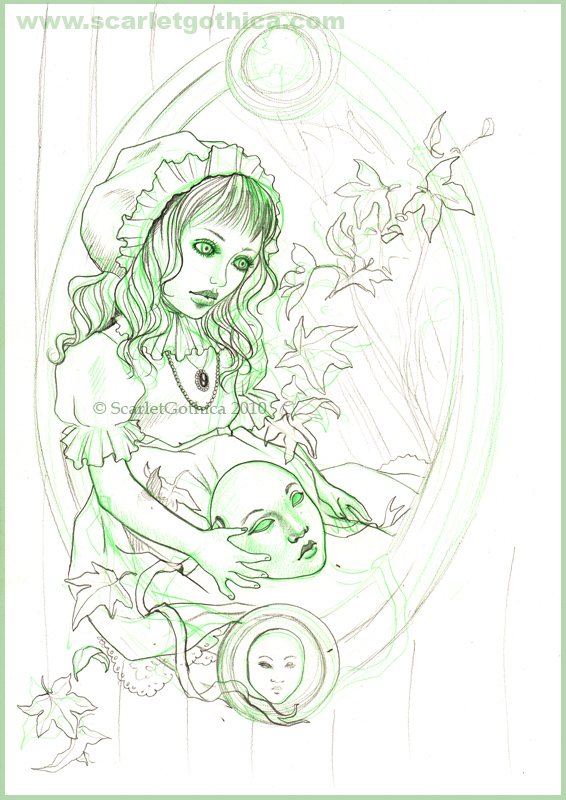 The Golden Kingdom. Lineart.